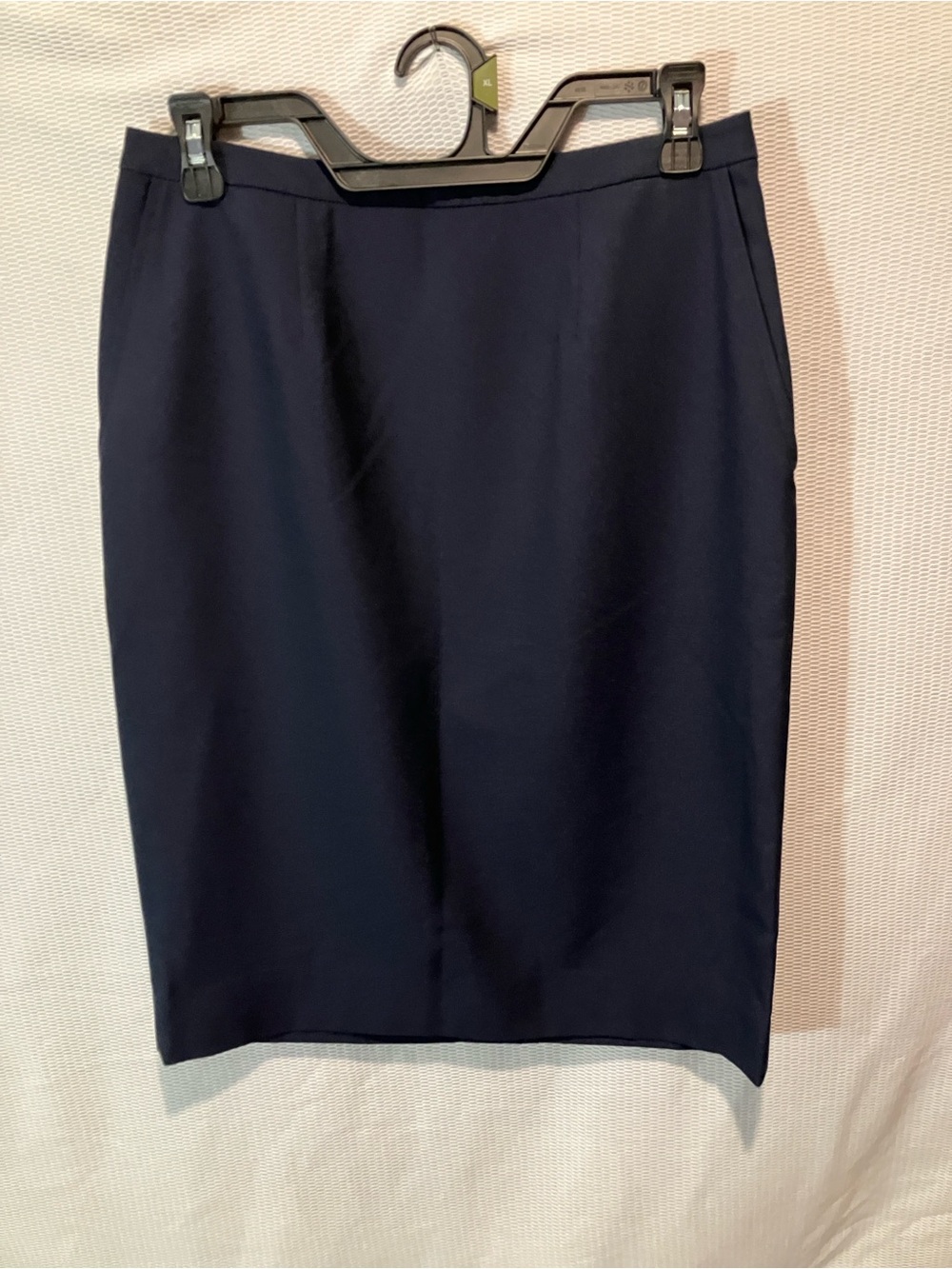 Structured Navy Pencil Skirt for Women - Professional Office Wear - Picture 12 of 12